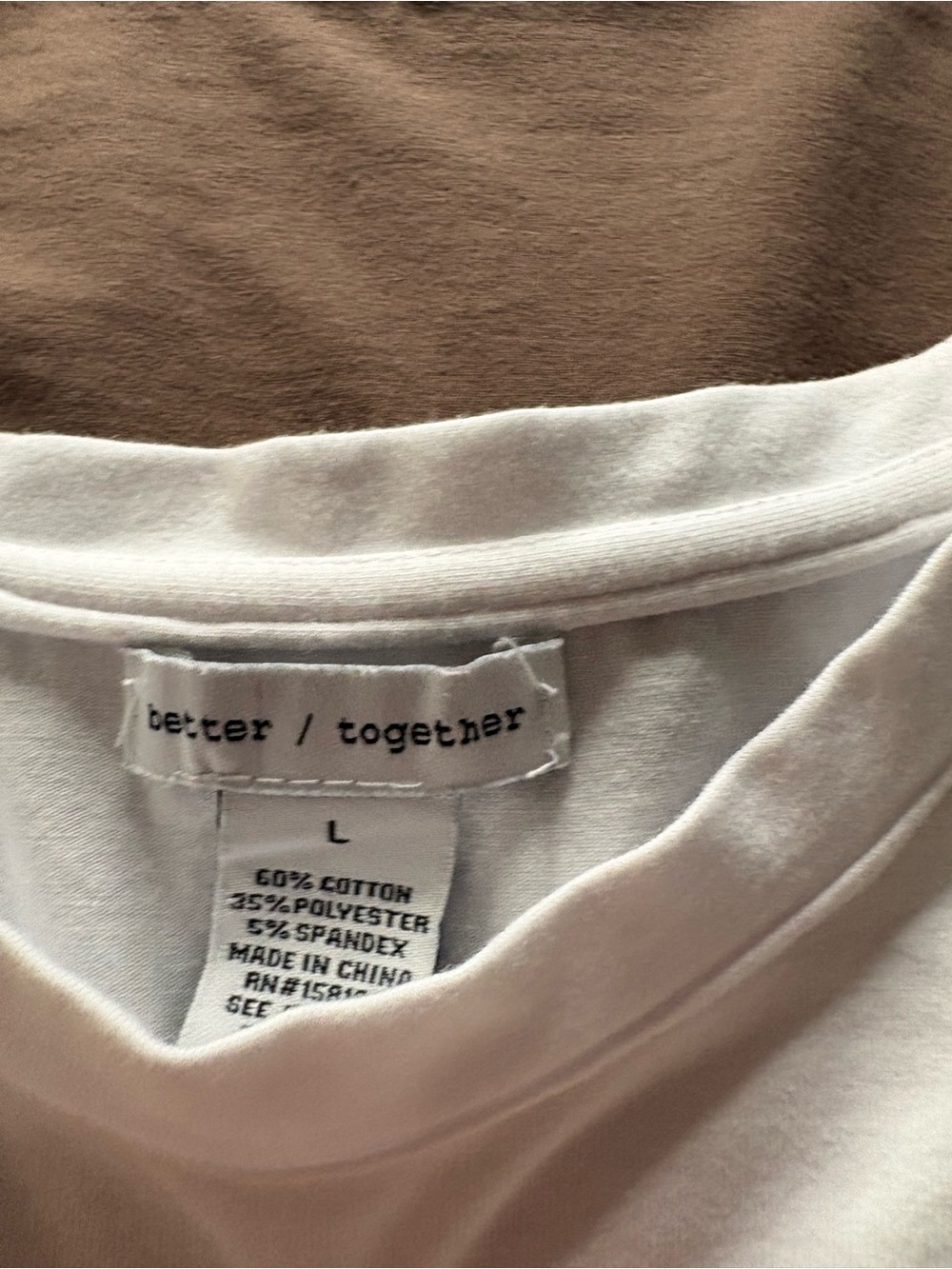 Neutral Cropped Tee Trio - Beige, White, Brown - Picture 3 of 4